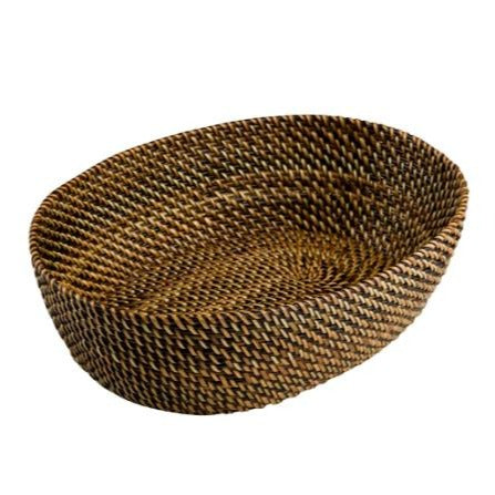 Bastian Brødkurv oval 29,5 x 23 cm Lys-og Mørkebrun