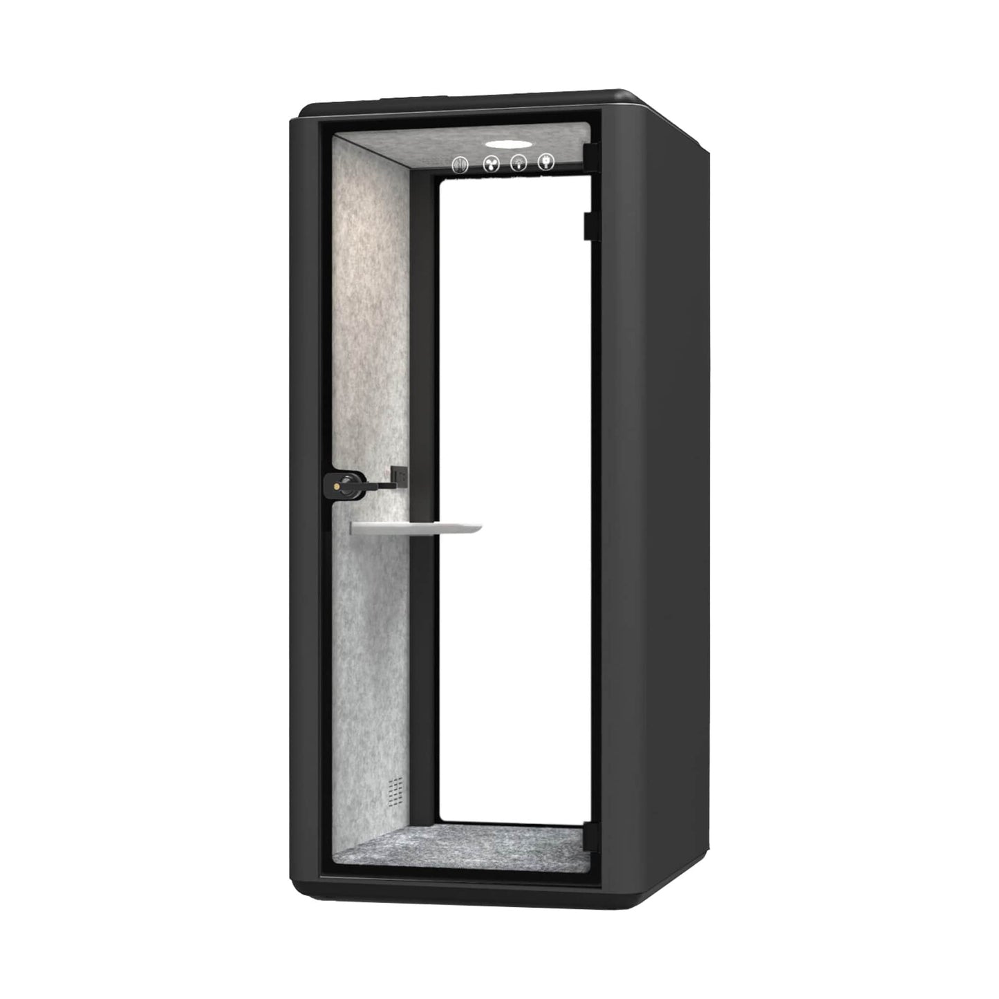 Telefonboks til 1 person - Furnitech S - antracit