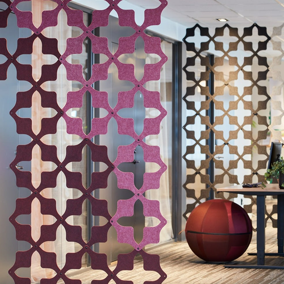 Cobogo akustik loftpanel, flere farver, 3-pak