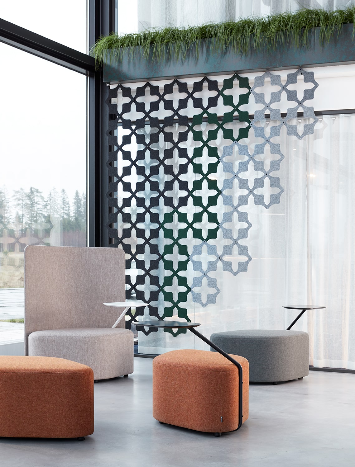 Cobogo akustik loftpanel, flere farver, 3-pak
