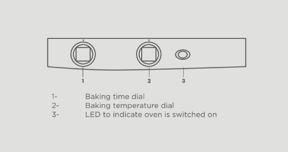 Konvektionsovn med 3 bageplader (46 x 33 cm) - UNOX LINEMICRO