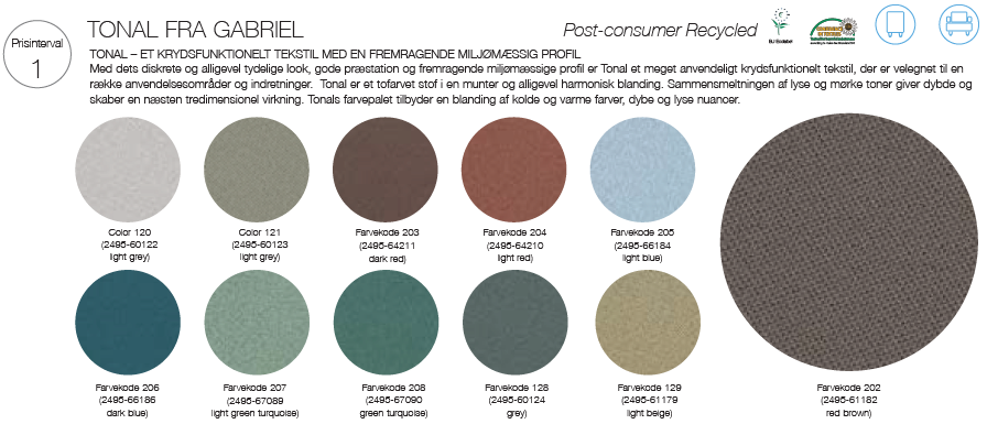 iQseat puf på hjul med ryglæn/bord - Flere farver