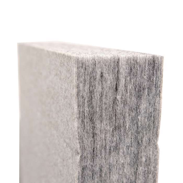 Nivå EcoSUND akustikplade - 119×119 cm - Grå