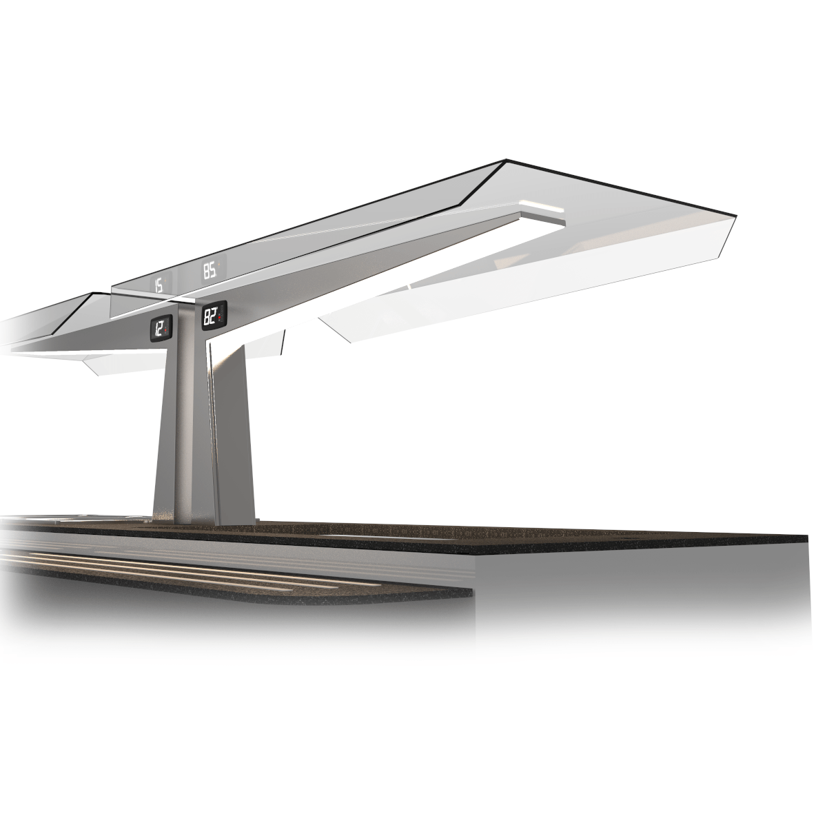 Buffetmodul med køleplade på hjul - SAYL BUF15 - Flere tilvalg