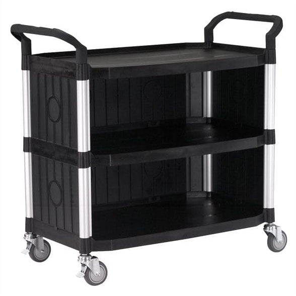 Rullebord med 3 hylder og 3 sider - 52 x 110 cm