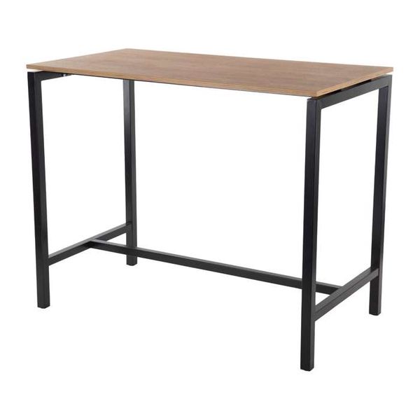 Højbord til kantine og restaurant - Decor-laminat eg - 130 x 70 cm - Indendørs [Fast lavpris]